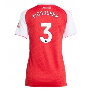 Fotbalové Dres Arsenal Cristhian Mosquera #3 Dámské Domácí Oblečení 2025-26 Krátký Rukáv